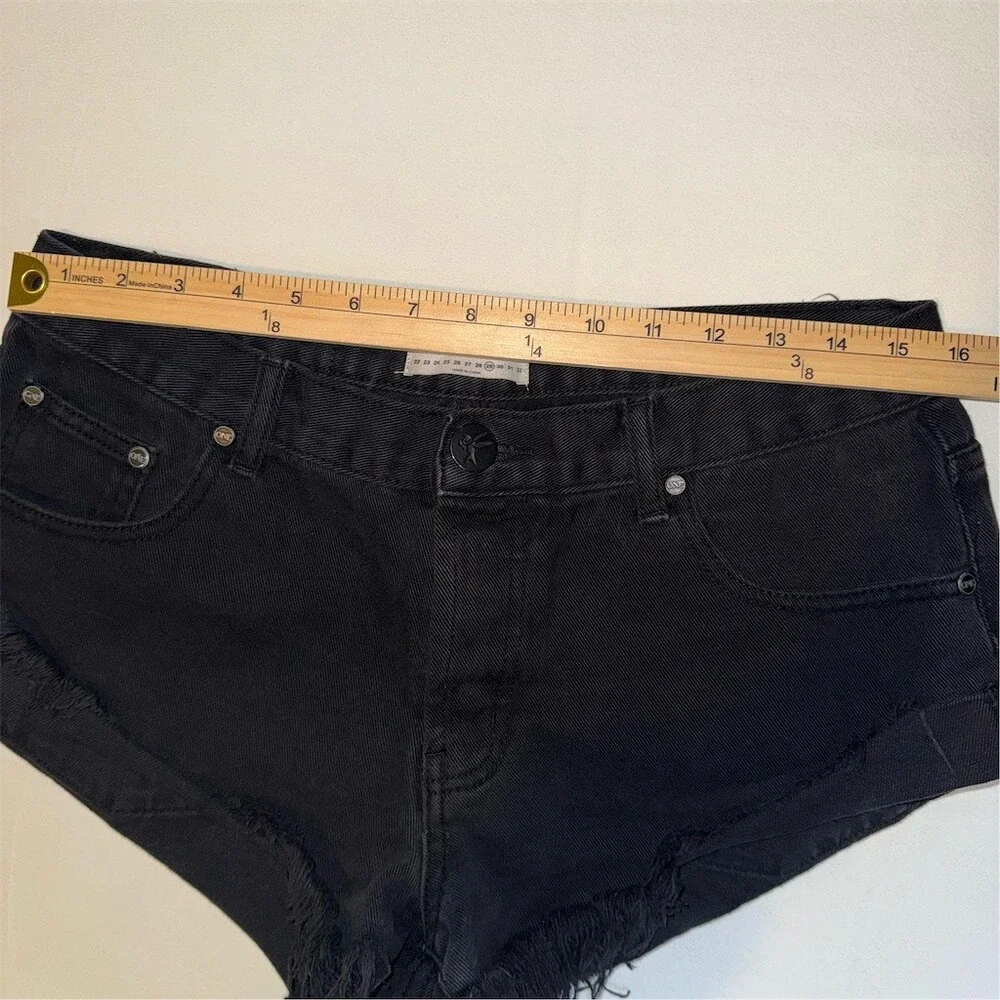 OneTeaspoon‎ Bandits Relaxed Fit Long Rise Twisted Cuff Hem Button Fly Size 29
